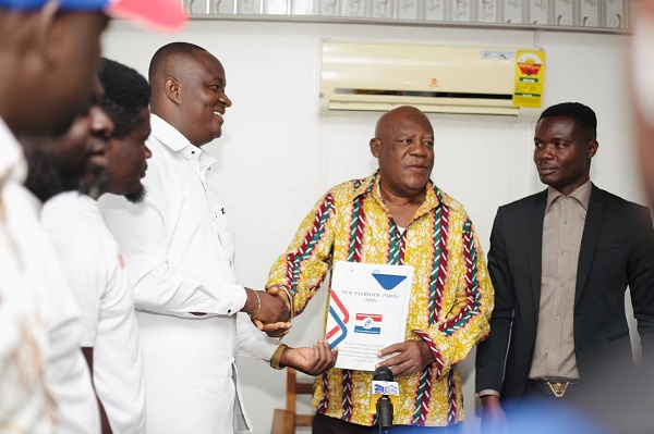 Kwasi Kwarteng Frimpong filed his nomination form to contest the Asante Akyem North seat