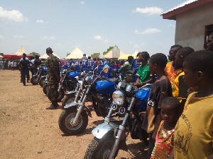 Zoomlion Presented 10 Motorised Tricycles And 30 Waste Bins For The New District 1024x768
