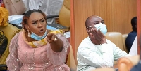 MP for Assin Central, Kennedy Agyapong and Hawa Koomson