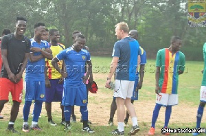 Winful Cobbinah has commenced training with Hearts of Oak
