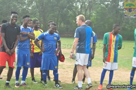 Winful Cobbinah has commenced training with Hearts of Oak