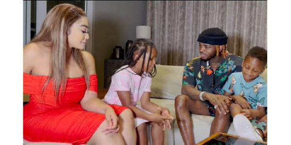 Diamond Platnumz was stunned after his kids with Zari Hassan inquired about their breakup