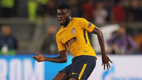 Thomas Partey in action for his Spanish side Athletico Madrid