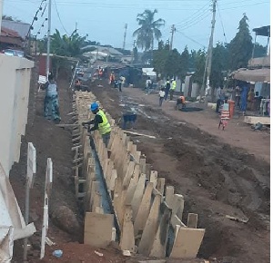 MP for Madina has initiated the reconstruction of some roads in the constituency