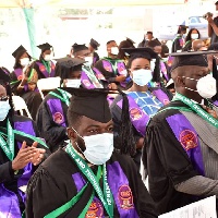 A total number of 337 graduated from the Regent University