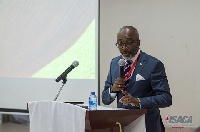 President of ISACA-Accra chapter, Mr. Carl Sackey