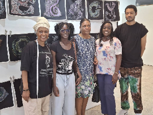 The solo mixed-media exhibition, featured the works of Ghanaian artist Claudia George