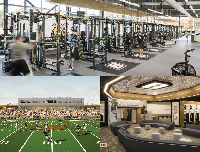 Images from the Bryant University training facility