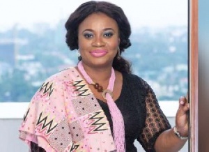 Charlotte Osei EC Boss Wears Pink Accessories