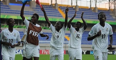 Ghana Under-17 Women celebrate