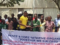 Jordan Ayew donates to an orphanage in Kigali