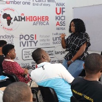Peace Hyde mentoring the youth in Lagos