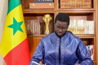 President Bassirou Diomaye Faye's profile picture on his socials