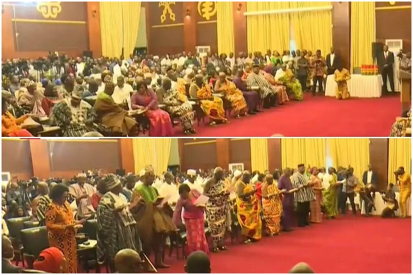 Members of the 9th Council of State during their swearing-in on February 18, 2025