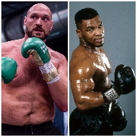 Tyson Fury and Mike Tyson