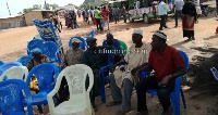 The two opposing caamps of the PNC clashed  Kaleo in the Nadowli/Kaleo Constituency