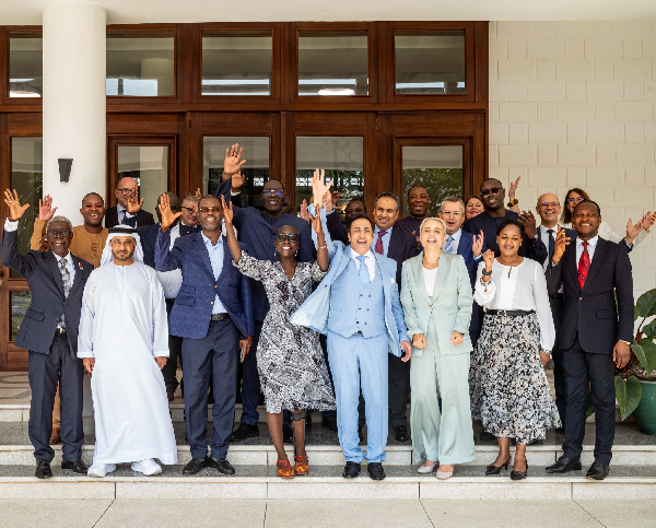 The event was held at the invitation of the French Ambassador, Diarra Dime-Labille