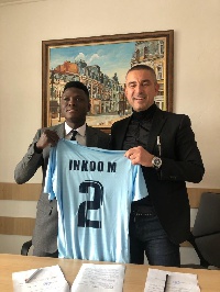 Samuel Inkoom played his first club game in close to two years