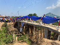 The bridge has been dedicated to First Lady Rebbeca Akufo-Addo