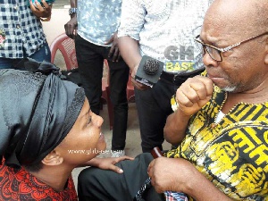 Nana Ama Mcbrown interacting with King Aboagye