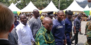 President Nana Addo Akufo-Addo was at the Ohum festival at Kibi.