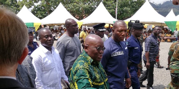 President Nana Addo Akufo-Addo was at the Ohum festival at Kibi.