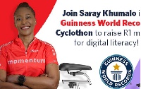Saray Khumalo have set a Guinness World Record for the most money raised during a?fundraiser
