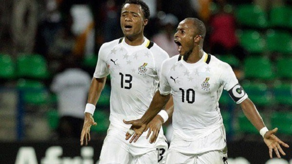 Jordan Ayew and Ande Ayew (R)