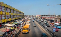 A market scene in Ghana
