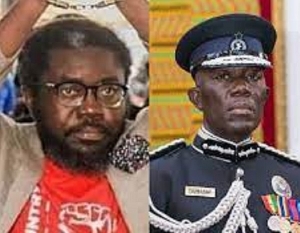 Oliver Barker-Vormawor (L), is a lawyer and Dr George Akuffo Dampare (R), head of the police service