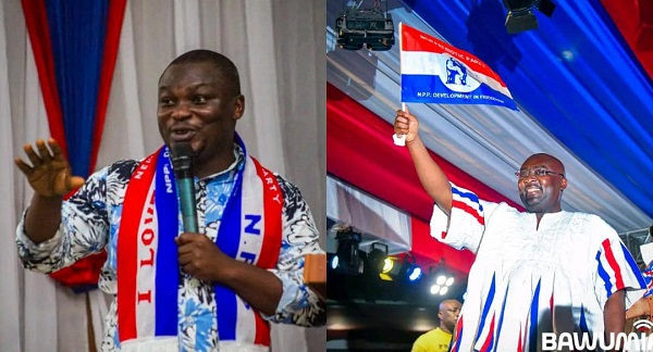 Kwabena Frimpong and Dr. Mahamudu Bawumia (right)