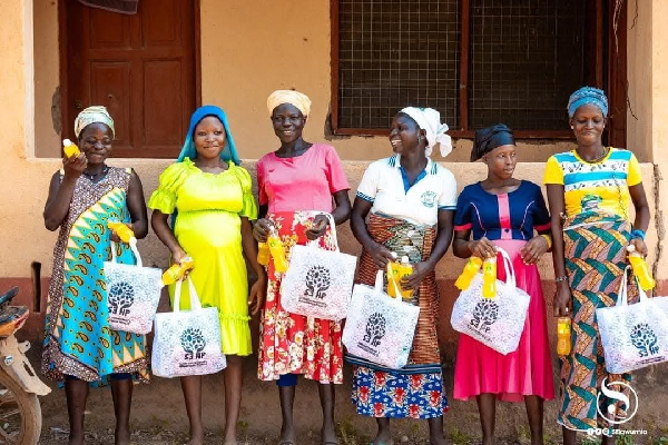 Birth kits containing essential supplies needed for safe deliveries were distributed