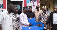 Dr Mohammed Mohammed Ibrahim (3rd from left) is a known financier of NPP