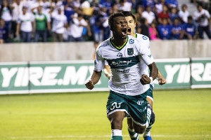 Jacob Akrong plays for Atletico Zacatepec