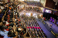 Jacob Zuma delivered the speech at the  Kofi Ohene-Konadu Auditorium in UPSA