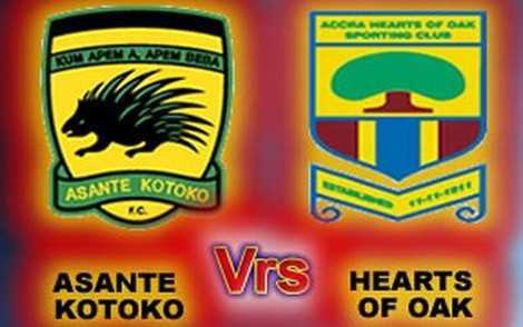 Kotoko will face  Hearts of Oak in Kumasi for the Presidents Cup