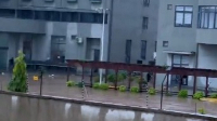 A file photo of a large sections of the refinery submerged in floodwaters