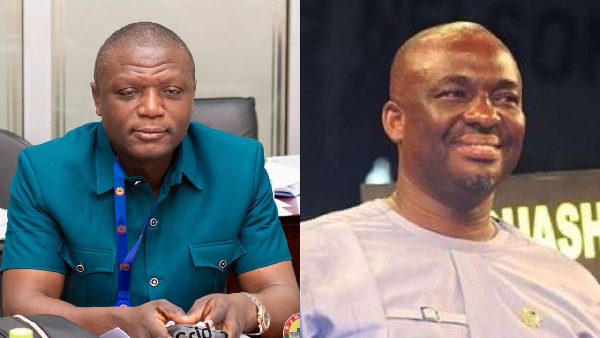 Kofi Adams (L) and Abraham Kotei Neequaye (R)