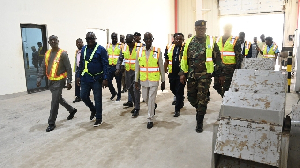 The board touring GPHA facilities