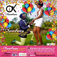 Okyeame Kwame's wedding gift promo