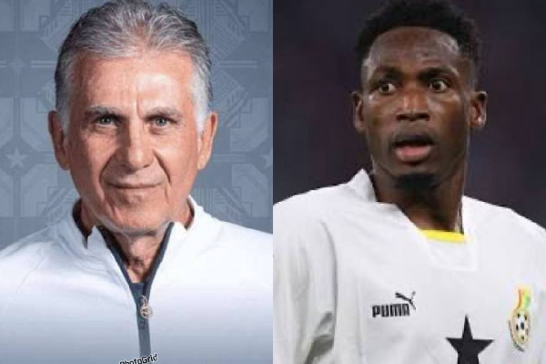 Carlos Queiroz (L) named Baba Rahman (R) in the squad to face Mexico