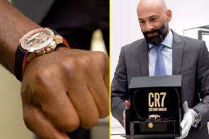 Cristiano Ronaldo gifts Cameroonian boxer £110,000 watch