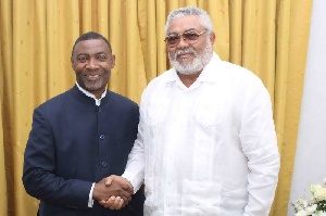 President Rawlings And Dr Tetteh1sep21