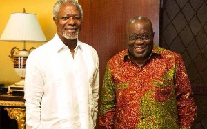 President Nana Addo Dankwa Akufo-Addo and the late Kofi Annan