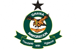 Logo of the Ghana Immigration service