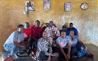 Dr. Nana Ayew Afriye and other members in shot with Yoo Naa Abudulai Yakubu Andani
