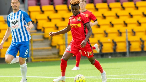 Donyoh gave FC Nordsjaelland the lead in the 11th minute