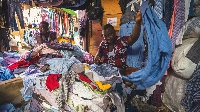 A second-hand clothes vendor | File photo