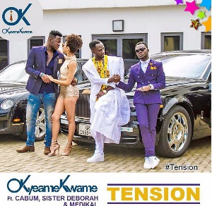 Okyeame Kwame ft Sis. Derbie, Cabum and Medikal on 'Tension'
