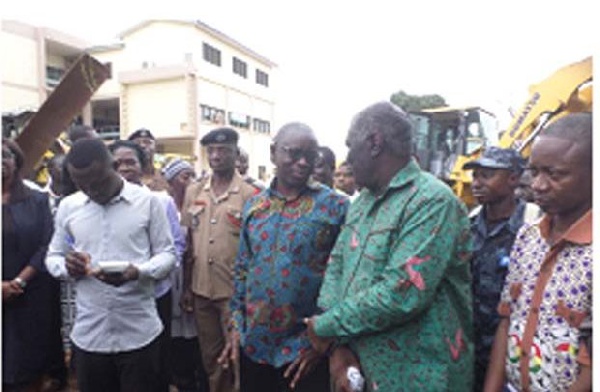 Kwaku Asomah-Cheremeh and other officials at the function